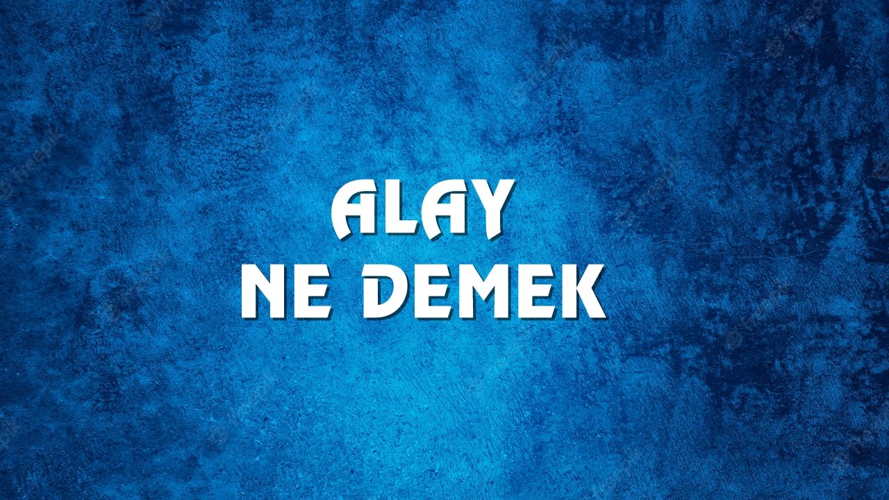 Alay kelimesinin kökeni nedir Alay Ne Demek Ne Anlama Gelir Alay