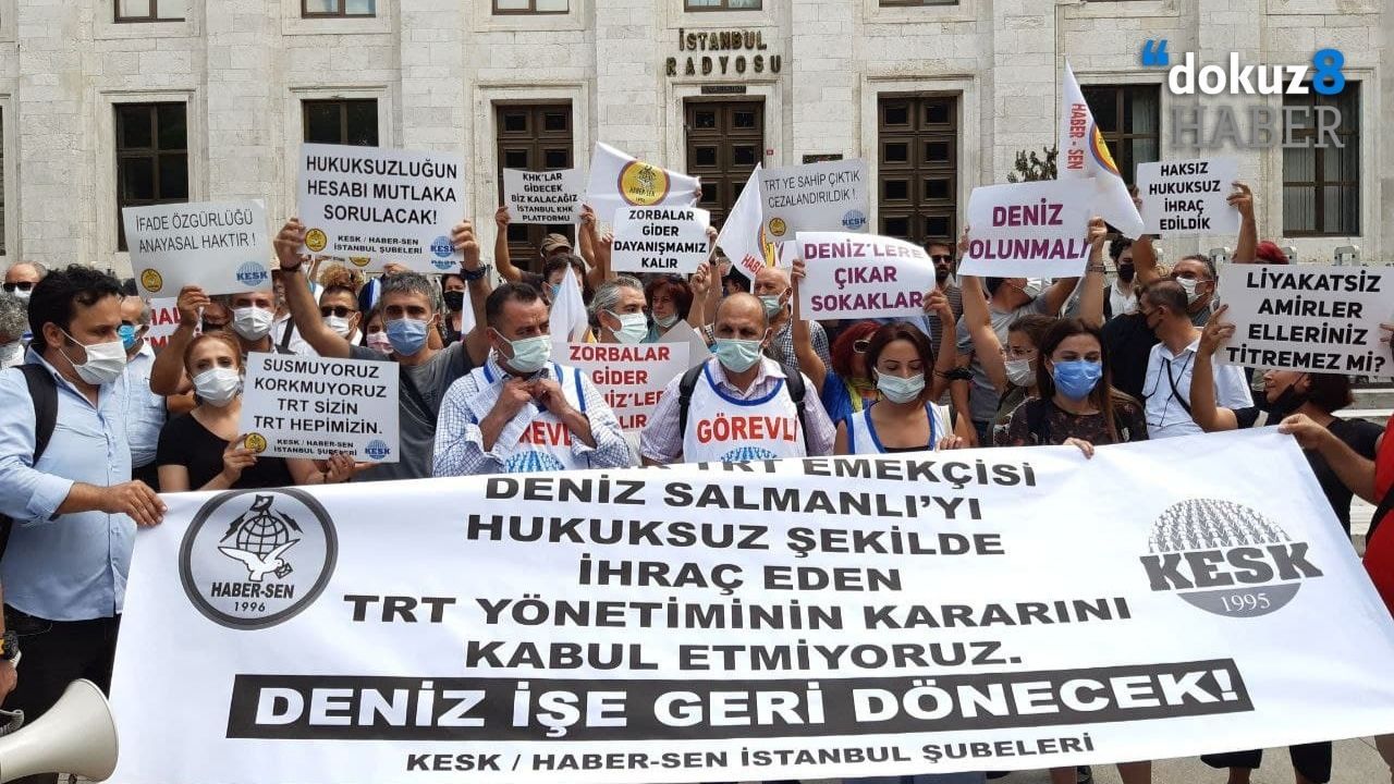 Haber-Sen'den TRT'ye çağrı: "Deniz Salmanlı'yı görevine iade edin"