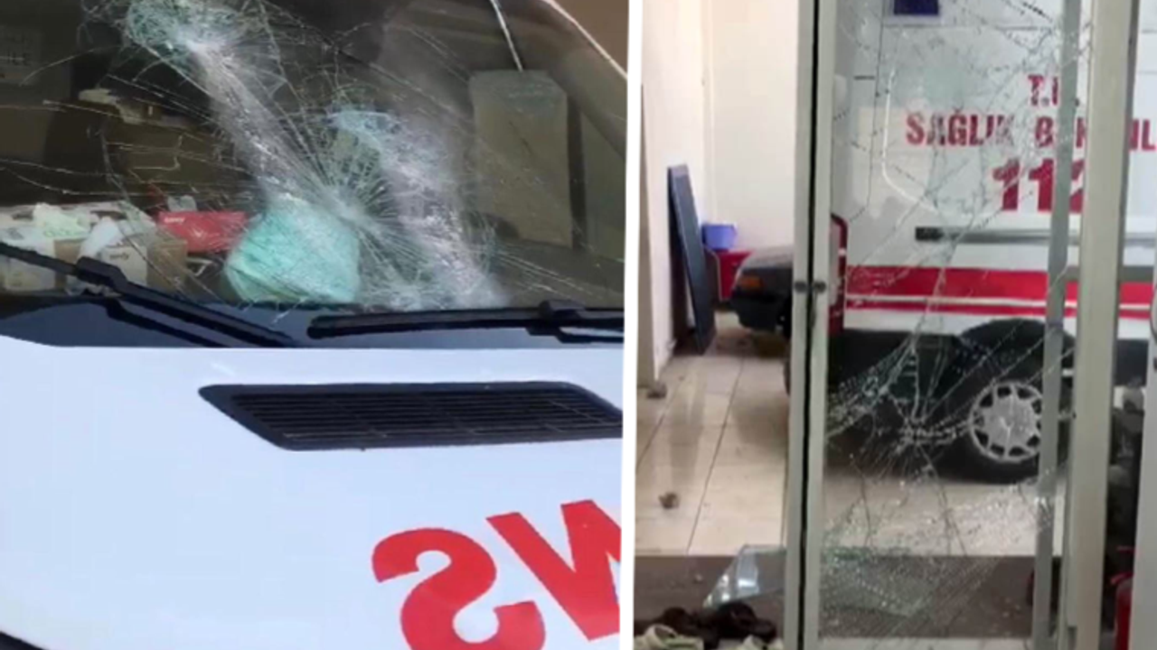 Ambulans gelmeyince 112 istasyonuna saldırdı