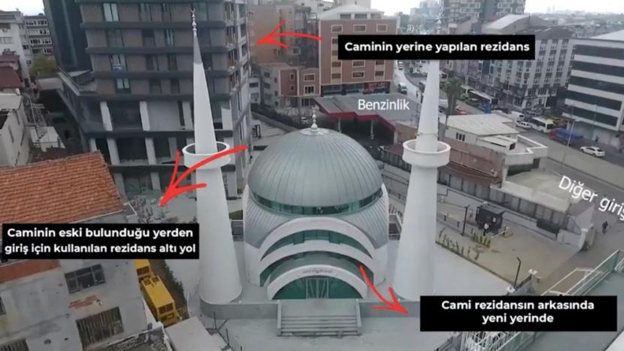 AKP'li belediye camiyi yıktı, yerine rezidans yaptı
