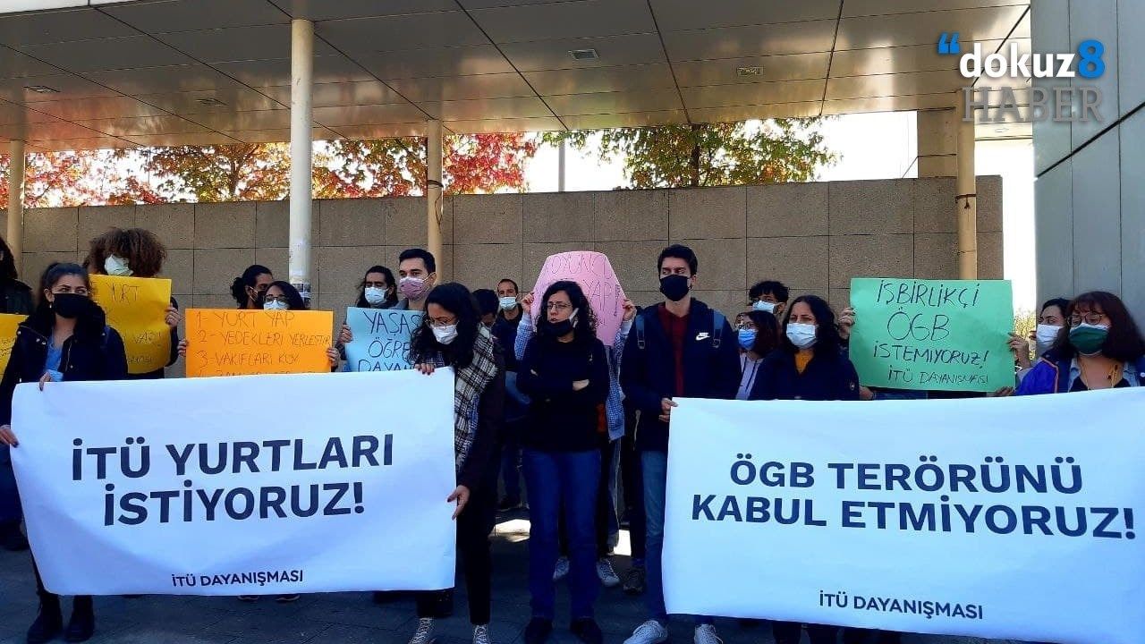İTÜ'lü öğrenciler: "Üniversitemizde ÖGB terörünü kabul etmiyoruz"