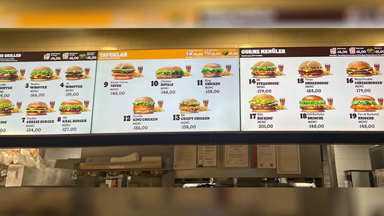 İstanbul Havalimanı’nda bir hamburger menü 200 TL’yi aşıyor
