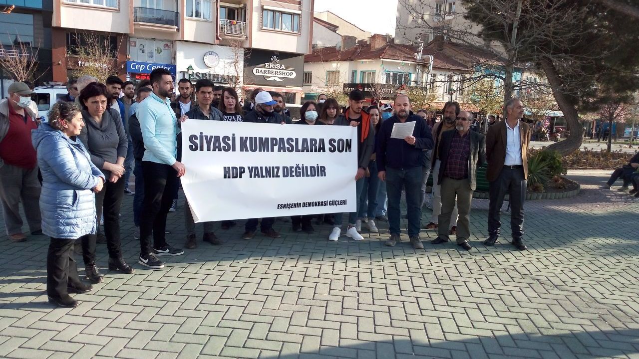 Eskişehir Demokrasi Güçleri; "HDP Yalnız değildir"