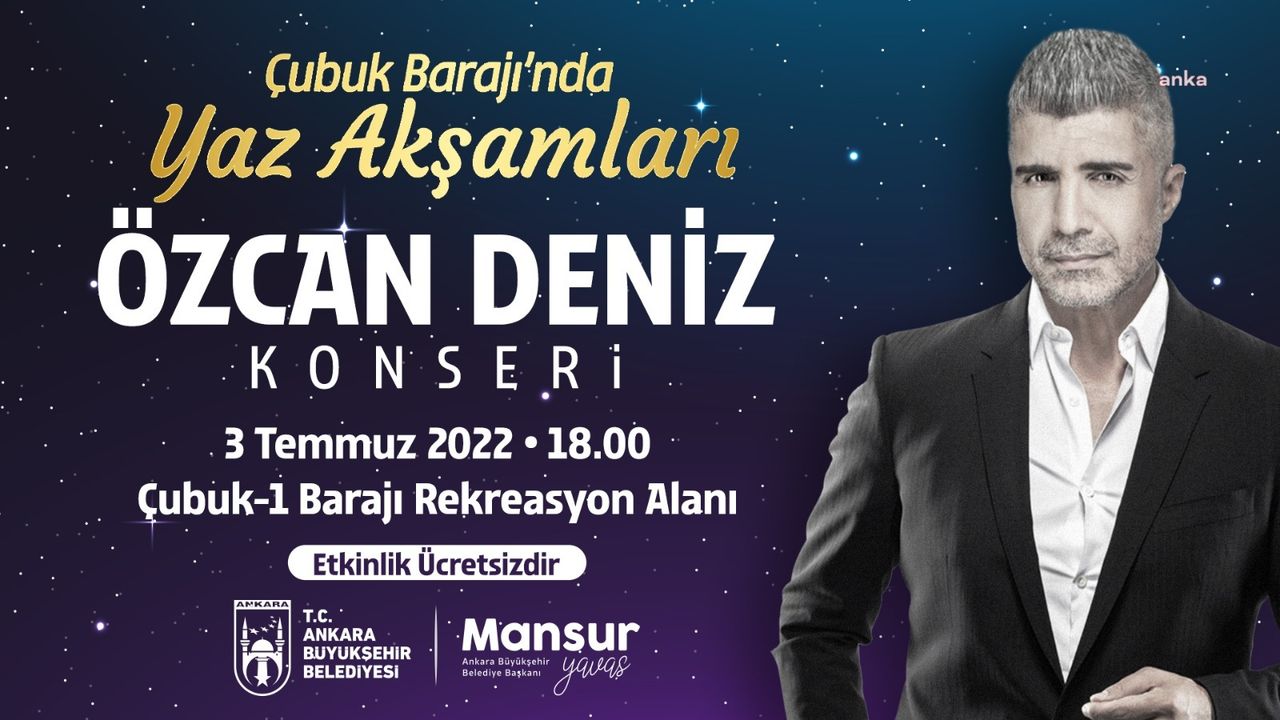 ABB Yaz Akşamları konserleri Özcan Deniz'le başlıyor