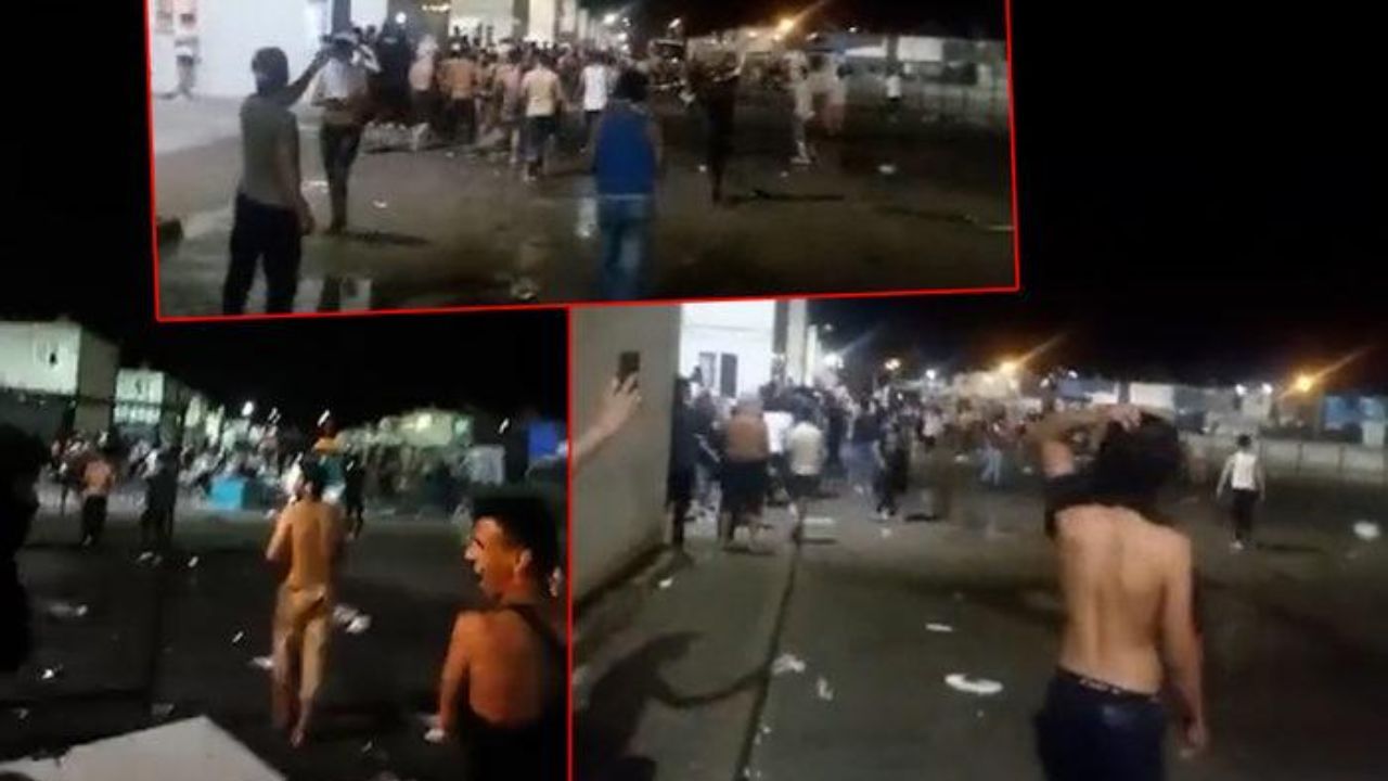 Kahramanmaraş'ta mülteci kampında gerilim: Polis TOMA'larla müdahale etti!