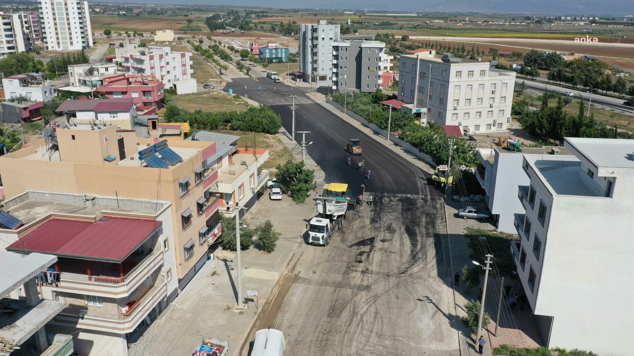 Adana'da yol ve asfalt çalışmaları devam ediyor