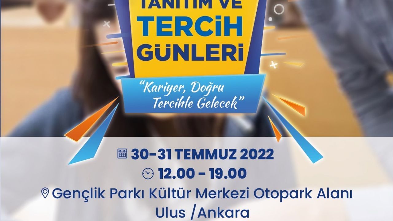 Ankara Büyükşehir Belediyesi 'Üniversite Tanıtım ve Tercih Günleri' düzenleyecek