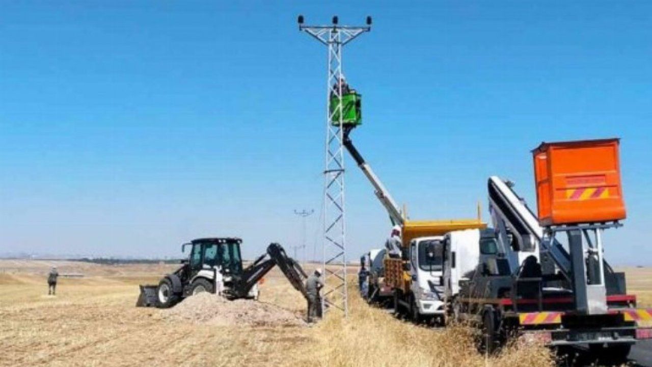 Diyarbakır'da çiftçiye elektrik desteği
