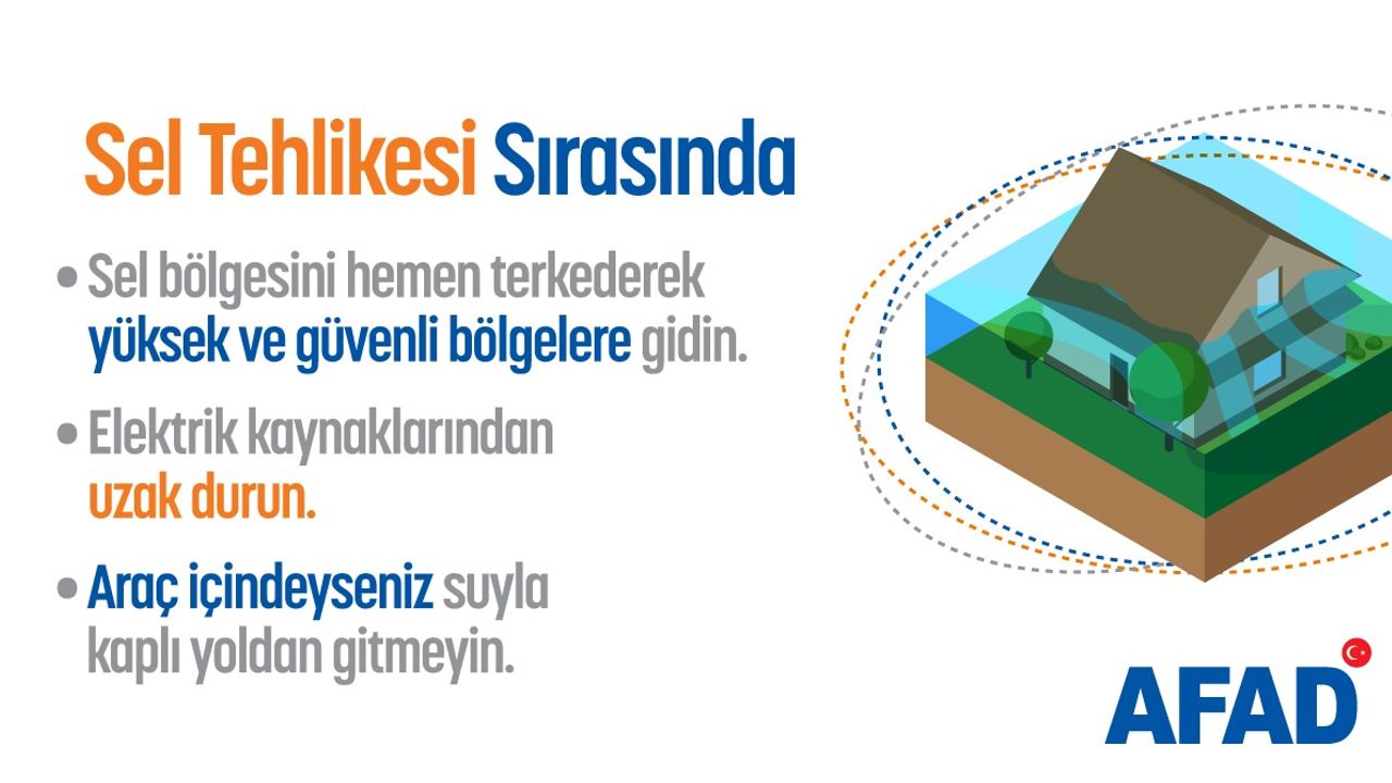 AFAD'dan Ankara için yağış uyarısı; "Dere yataklarından uzak durun"