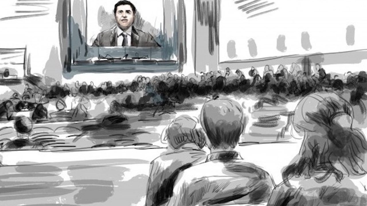 Demirtaş, Kobani Davası'nda konuştu: Hukuk adına destan yazıyorsunuz