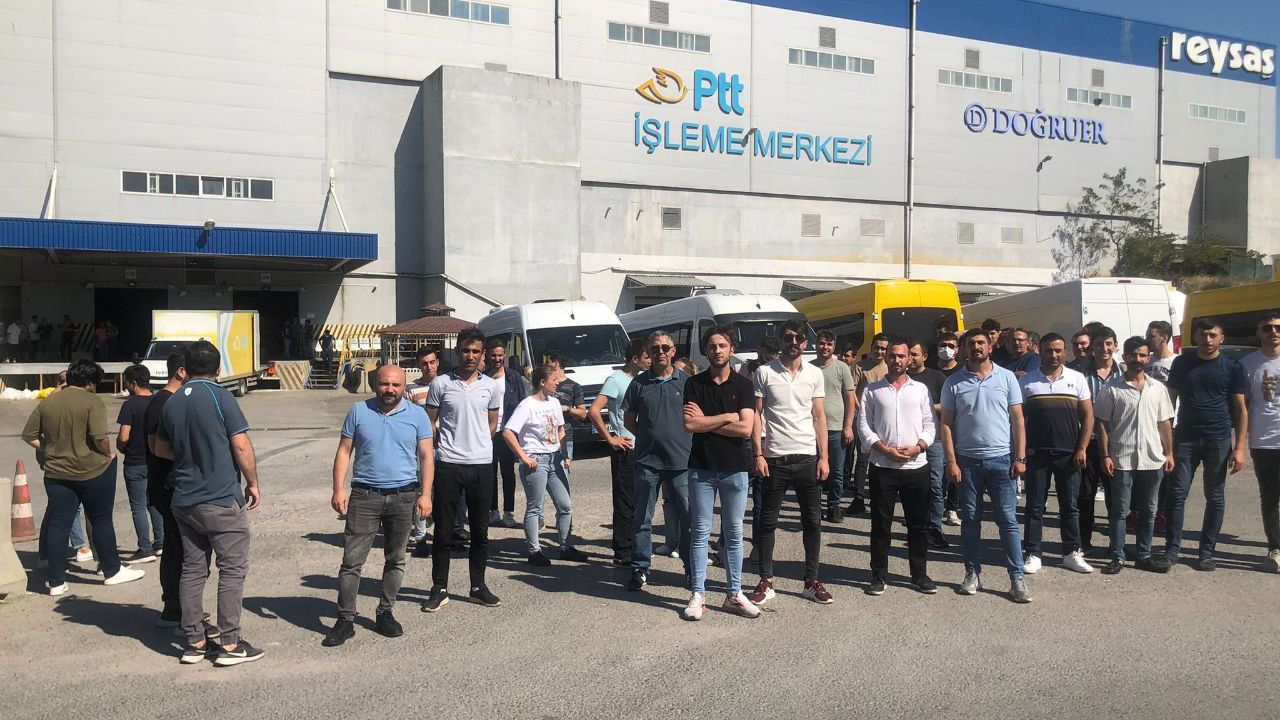 PTT’nin taşeron işçileri Türkiye genelinde iş bıraktı