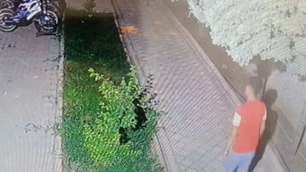 Adıyaman'da bisiklet hırsızı kameralara yakalandı