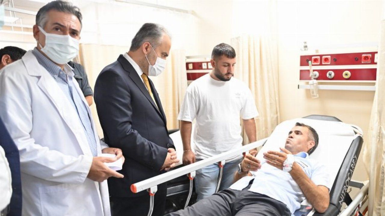 Bursa'da otobüs kazasındaki yaralılara Başkan Aktaş'tan ziyaret