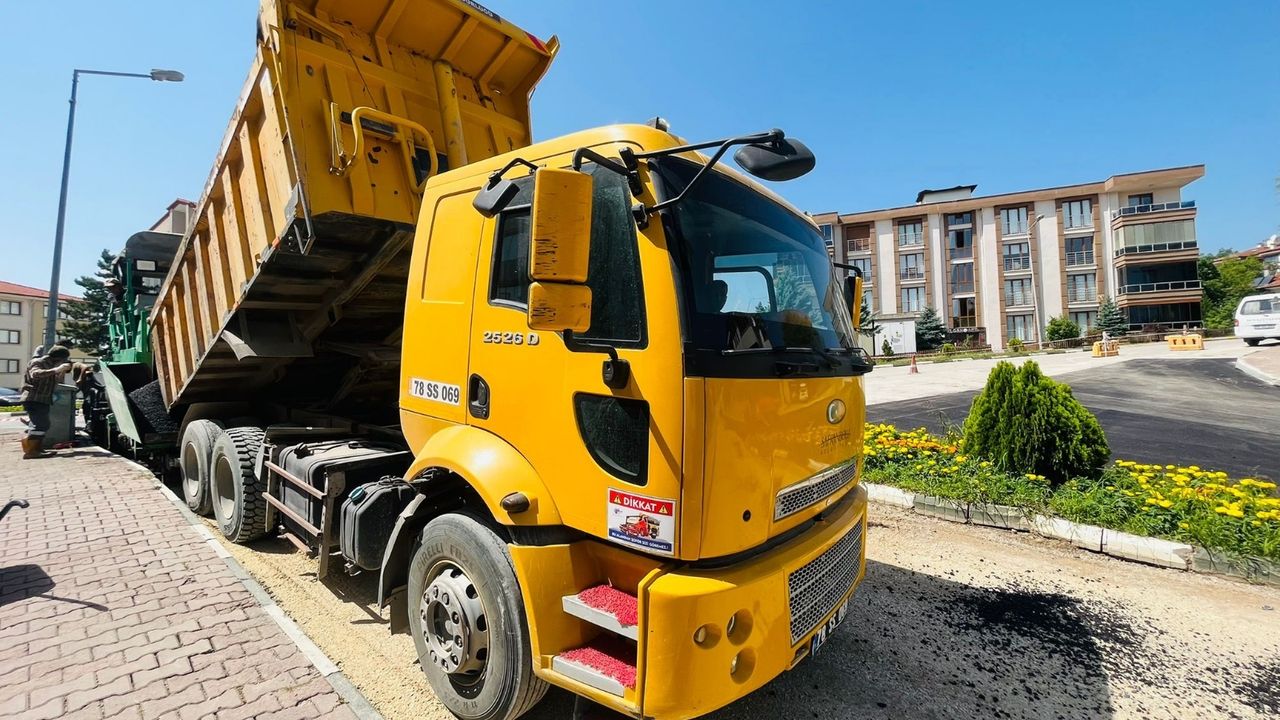 Safranbolu Belediyesinde 20 bin ton asfalt hedefi