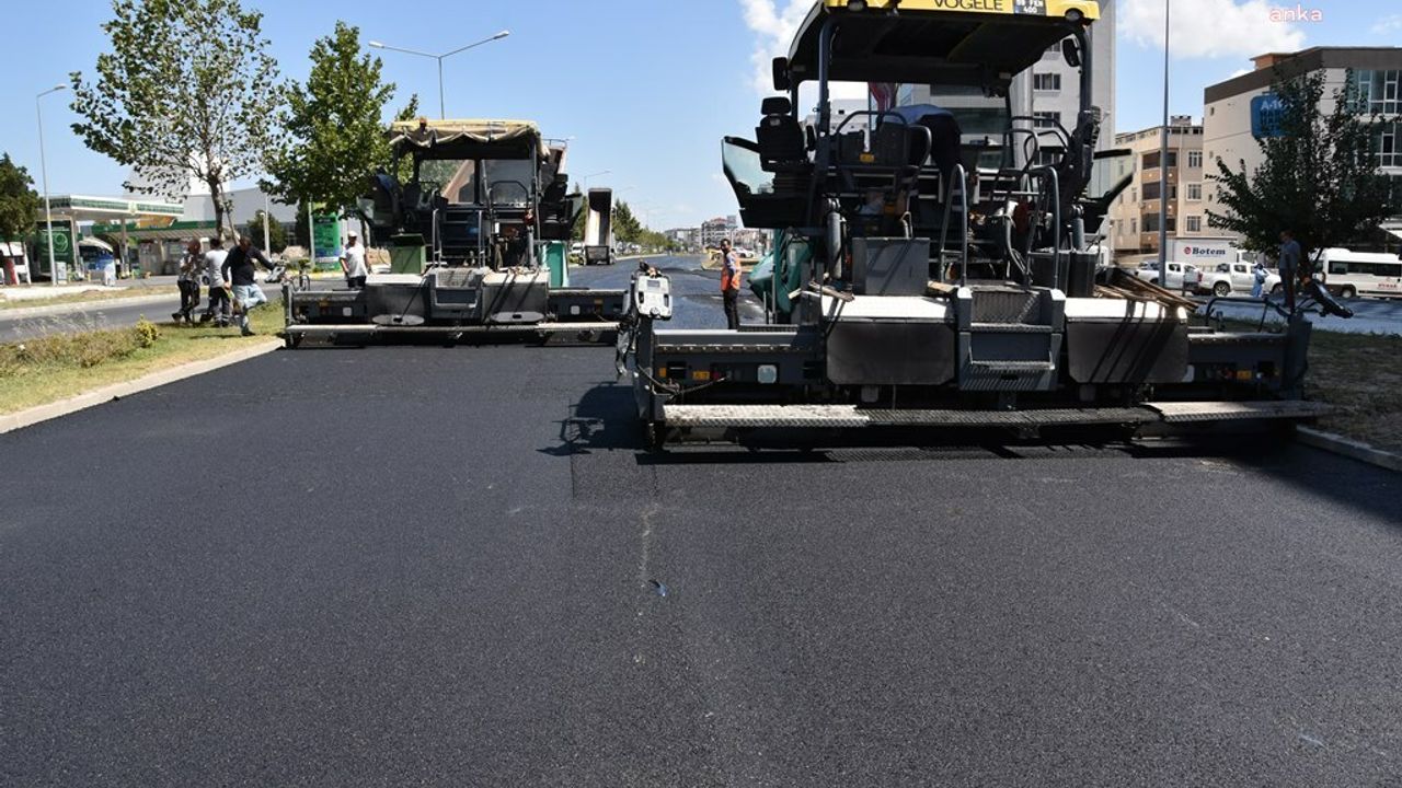 Tekirdağ Büyükşehir, yol yapımı, onarım ve bakım çalışmalarına devam ediyor
