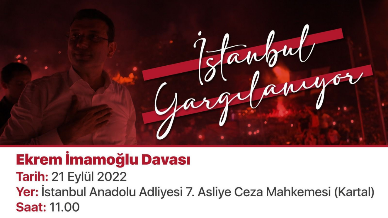 Kaftancıoğlu: İBB Başkanımız Ekrem İmamoğlu ile beraber 16 Milyon İstanbullu yargılanıyor
