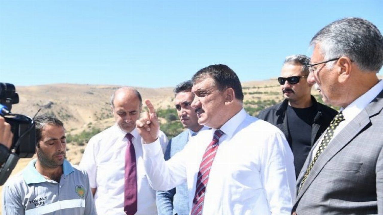 Başkan Gürkan, Yazıhan Erecek'te incelemelerde bulundu