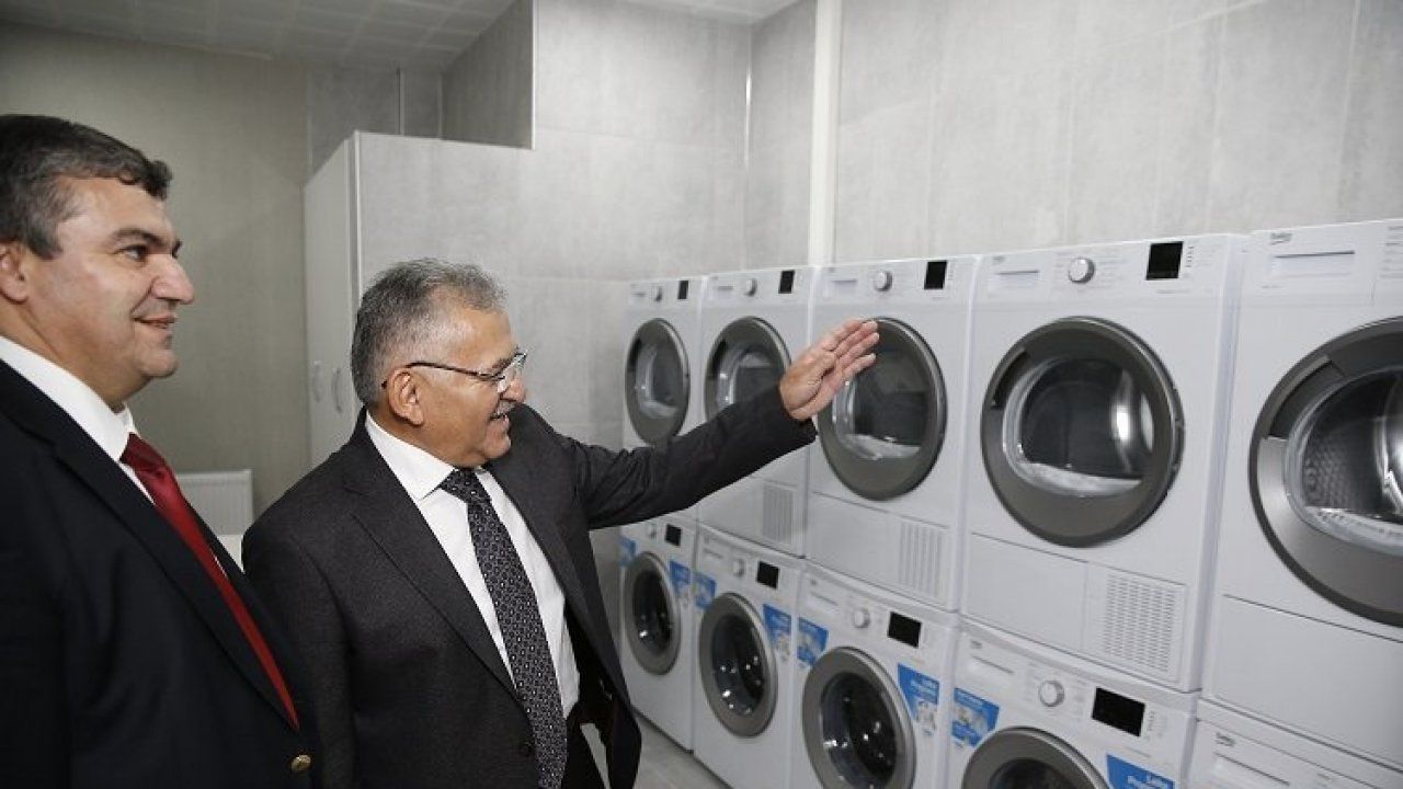 Kayseri'de öğrenci çalışacak, çamaşırı belediye yıkayacak