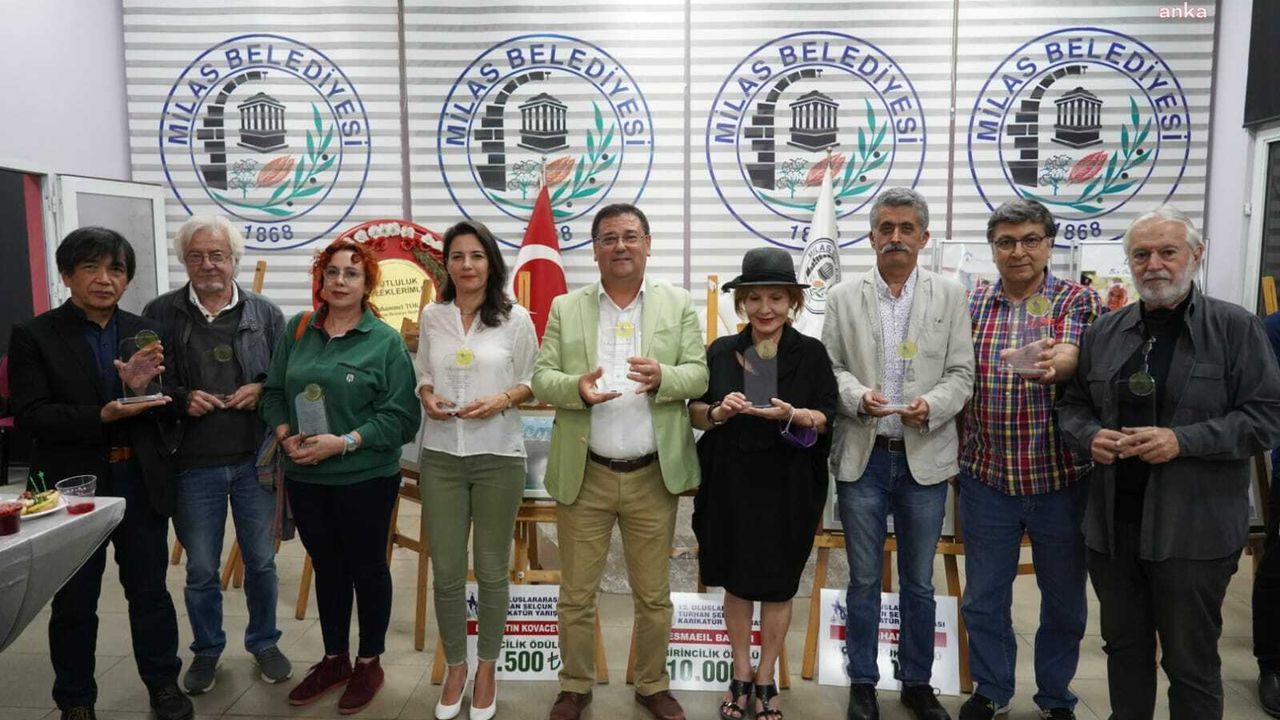 Milas Belediyesi'nin düzenlediği 12. Turhan Selçuk Karikatür Yarışması sonuçlandı