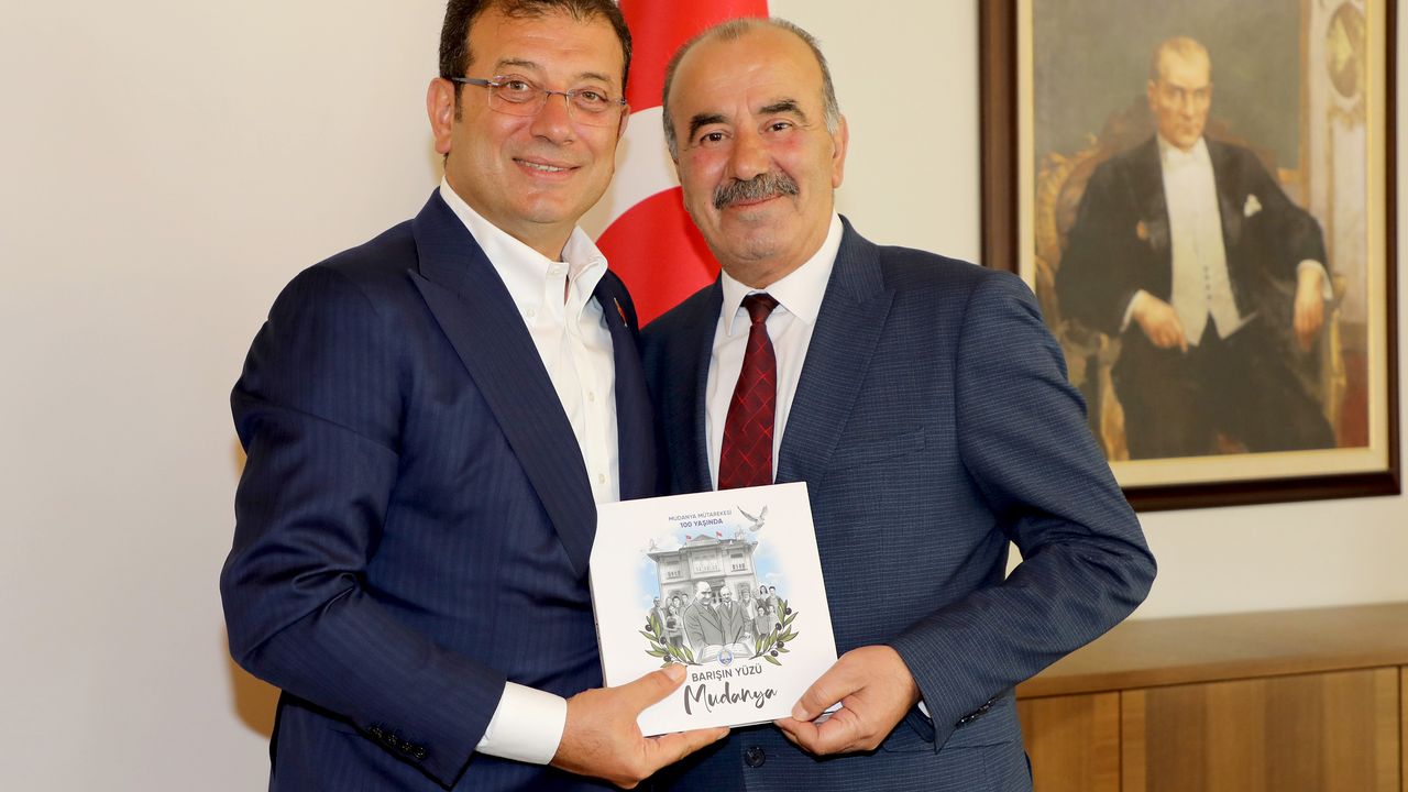 Mudanya Belediye Başkanı Türkyılmaz'dan Ekrem İmoğlu'na Mondros Mütarekesi ziyareti