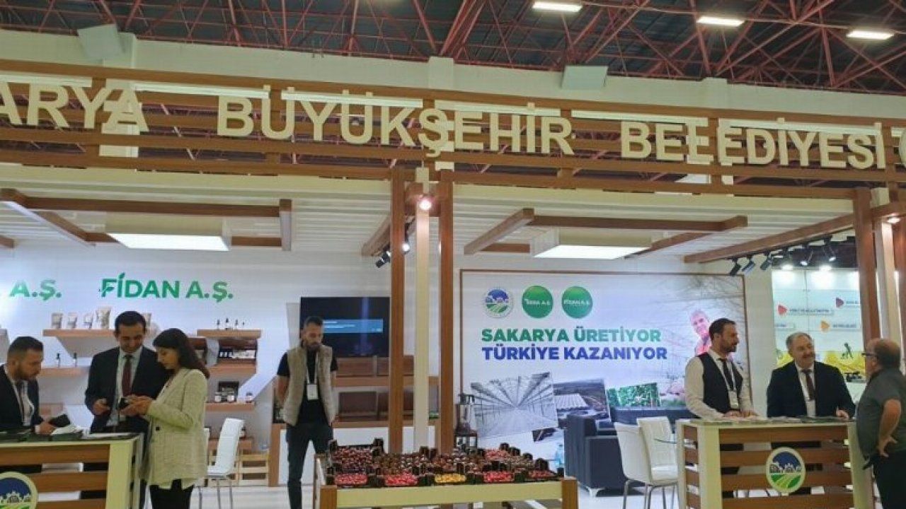 Sakarya'nın ürünleri Antalya’daki uluslararası fuarda