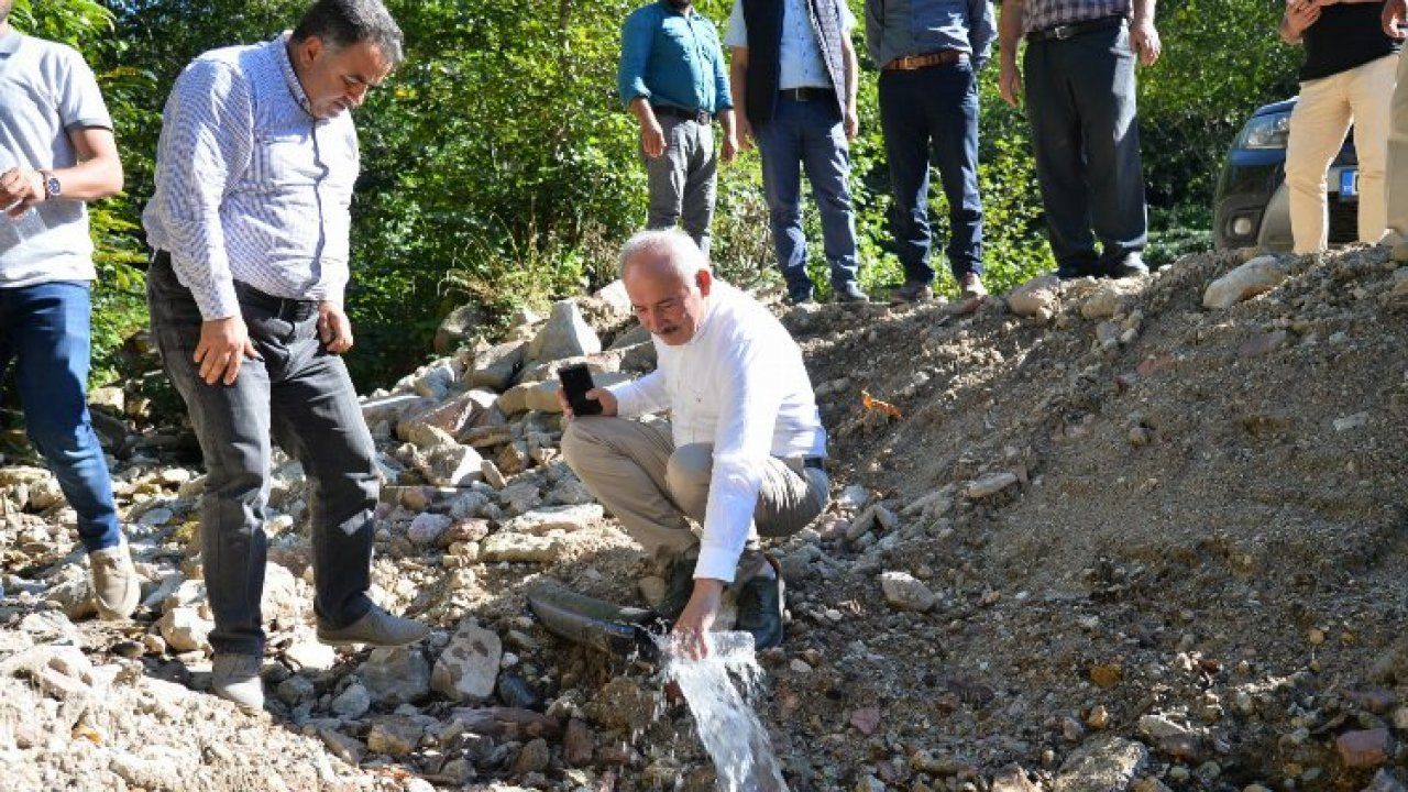 Trabzon'da 100 yıllık su sorunu tarih olacak
