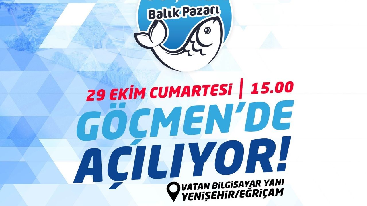 Yenişehir Belediyesi Göçmen Balık Pazarı, 29 Ekim'de açılıyor