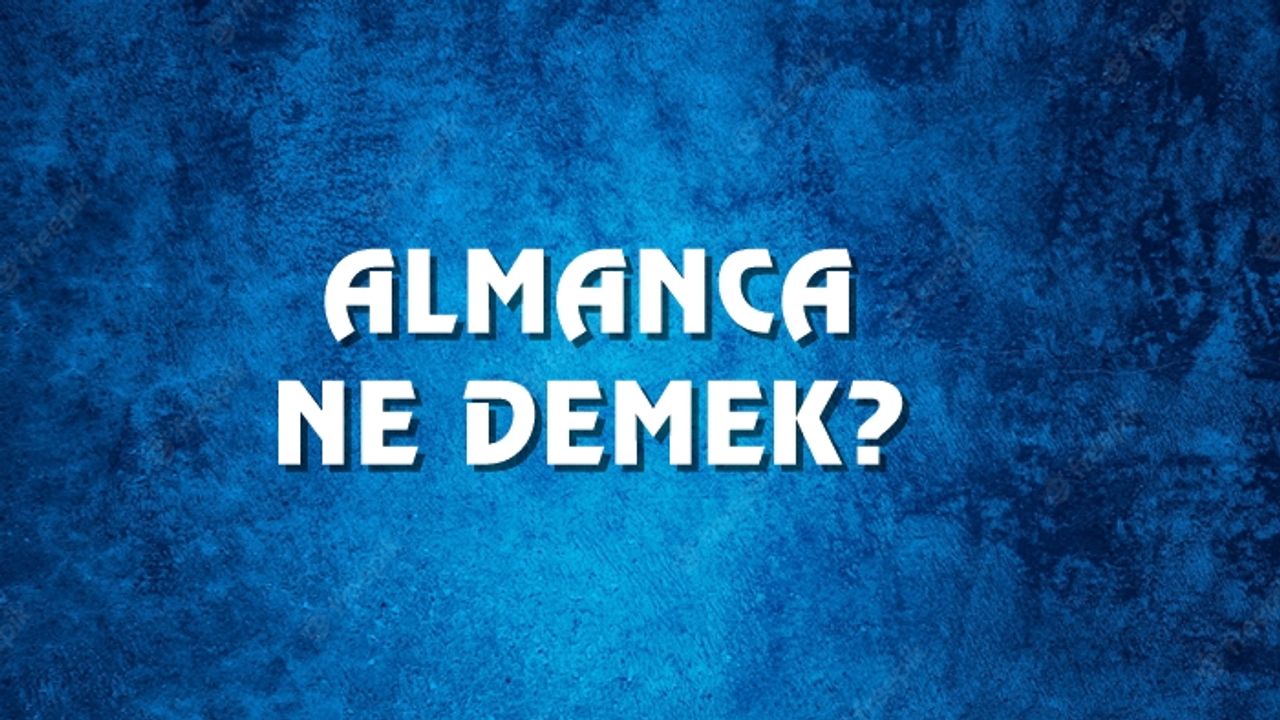 trip atmak almanca ne demek