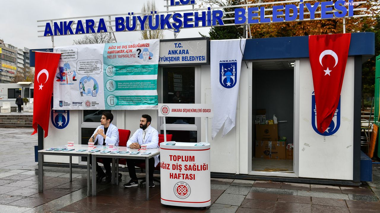 Ankara Büyükşehir, başkentlileri ağız ve diş sağlığı konusunda bilinçlendiriyor