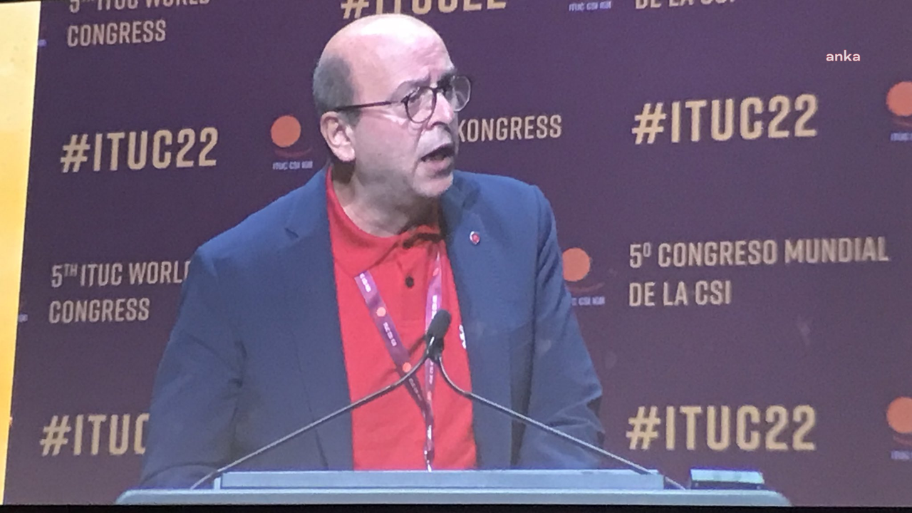 DİSK Genel Başkan Yardımcısı Sarı, ITUC 5. Dünya Kongresinde konuştu: Tüm dünya işçileri ortak çözümlere yönelmeli