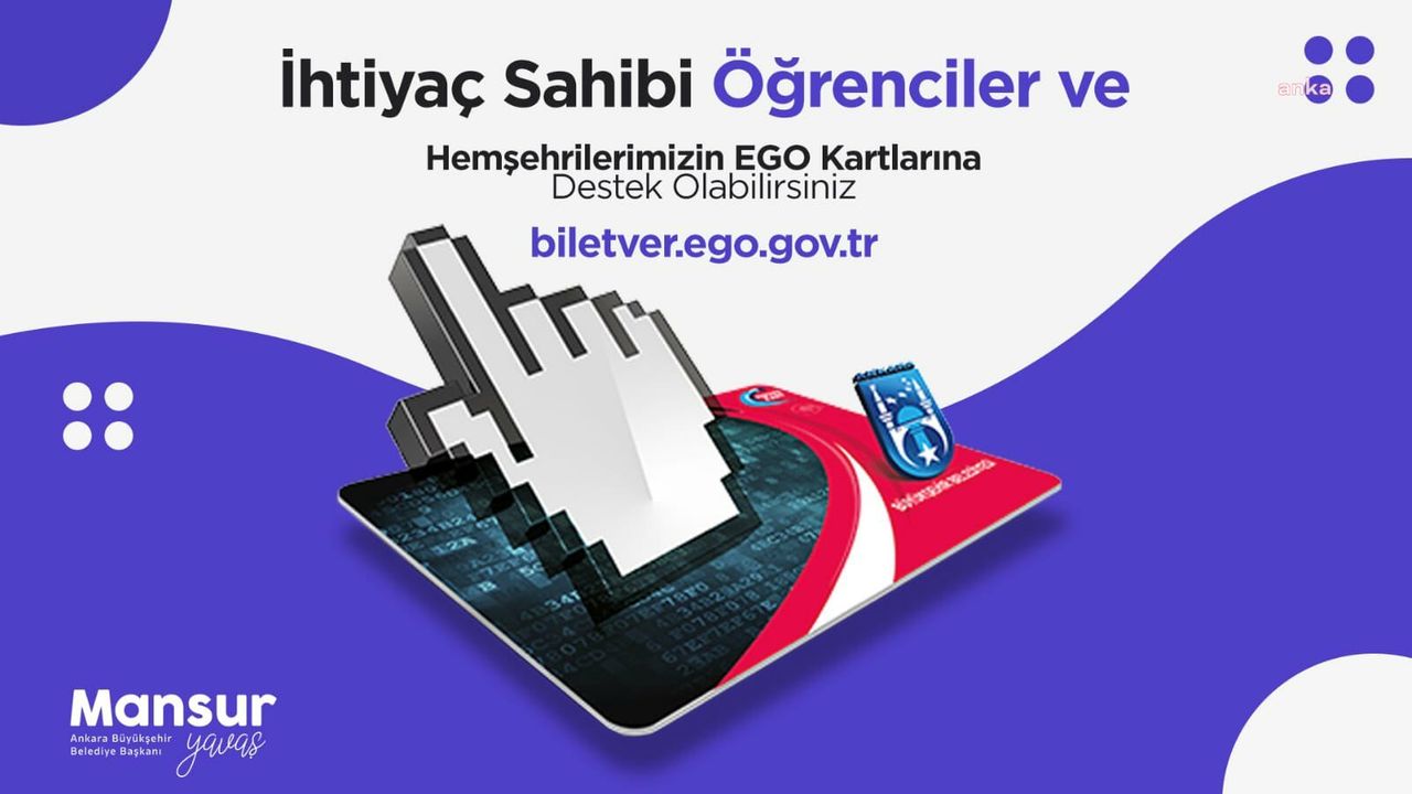 Ankara Büyükşehir Belediyesi'nden  ihtiyaç sahiplerine 'bilet ver' kampanyası
