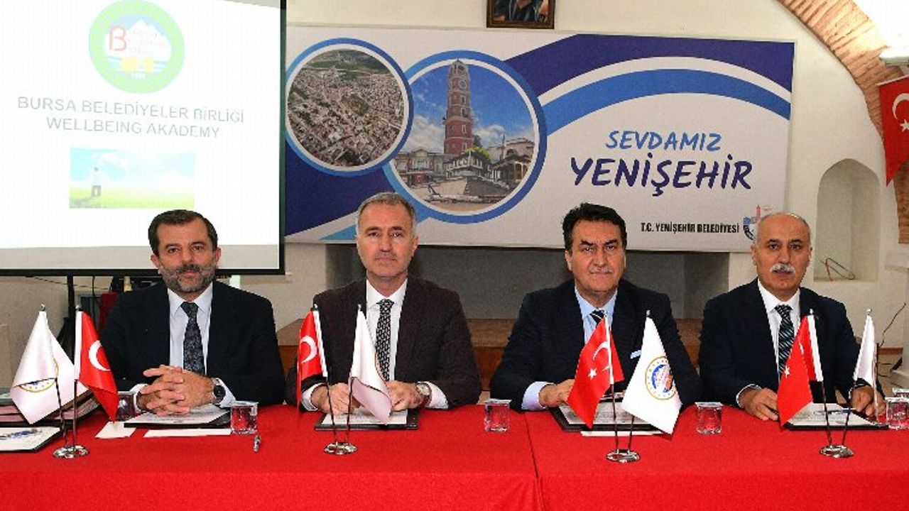 Bursa Belediyeler Birliği yılın son toplantısını Yenişehir’de yaptı
