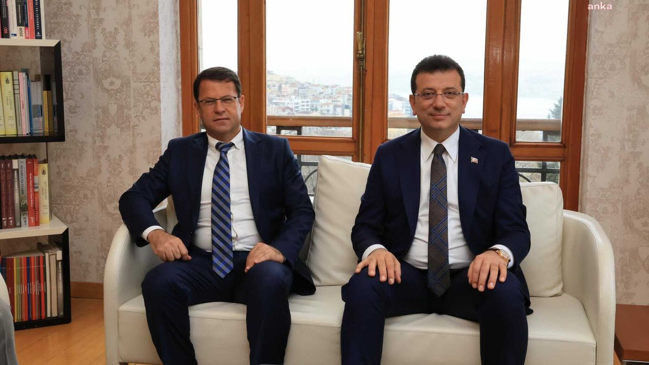 Samandağ Belediye Başkanı Eryılmaz’dan Ekrem İmamoğlu'na ziyaret