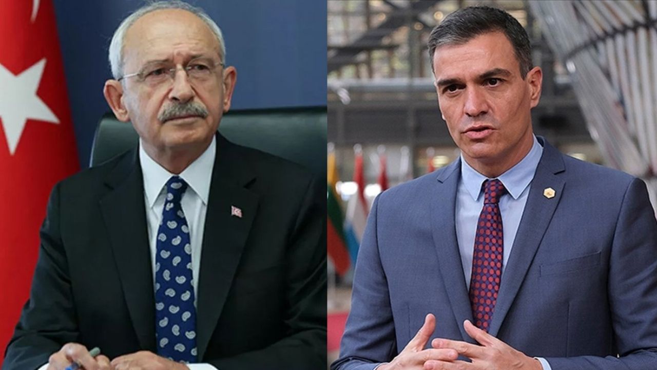 Kılıçdaroğlu ve İspanya Başkanı Sanchez telefonda görüştü... Sanchez: Türkiye seçimlerini yakından izliyorum