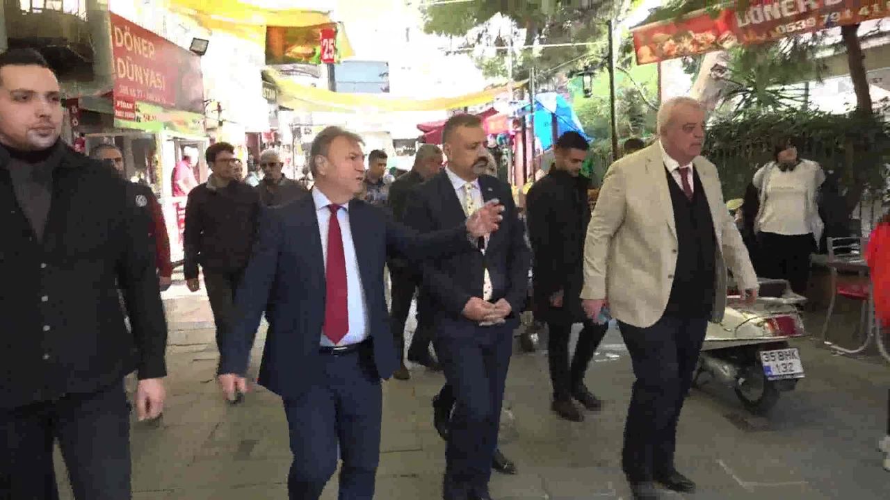 CHP İzmir İl Başkanı Aslanoğlu’ndan Bornova Turu