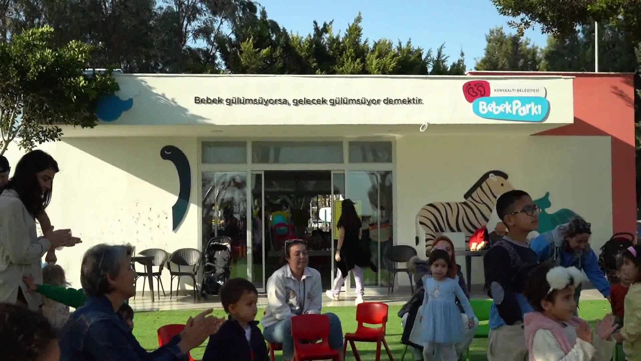 Konyaaltı'nda ailelerin yeni gözdesi 'Bebek Parkı'