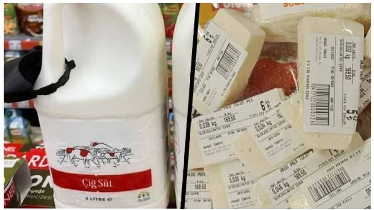 Marketler süte alarm taktı, peynir dilimle satılıyor
