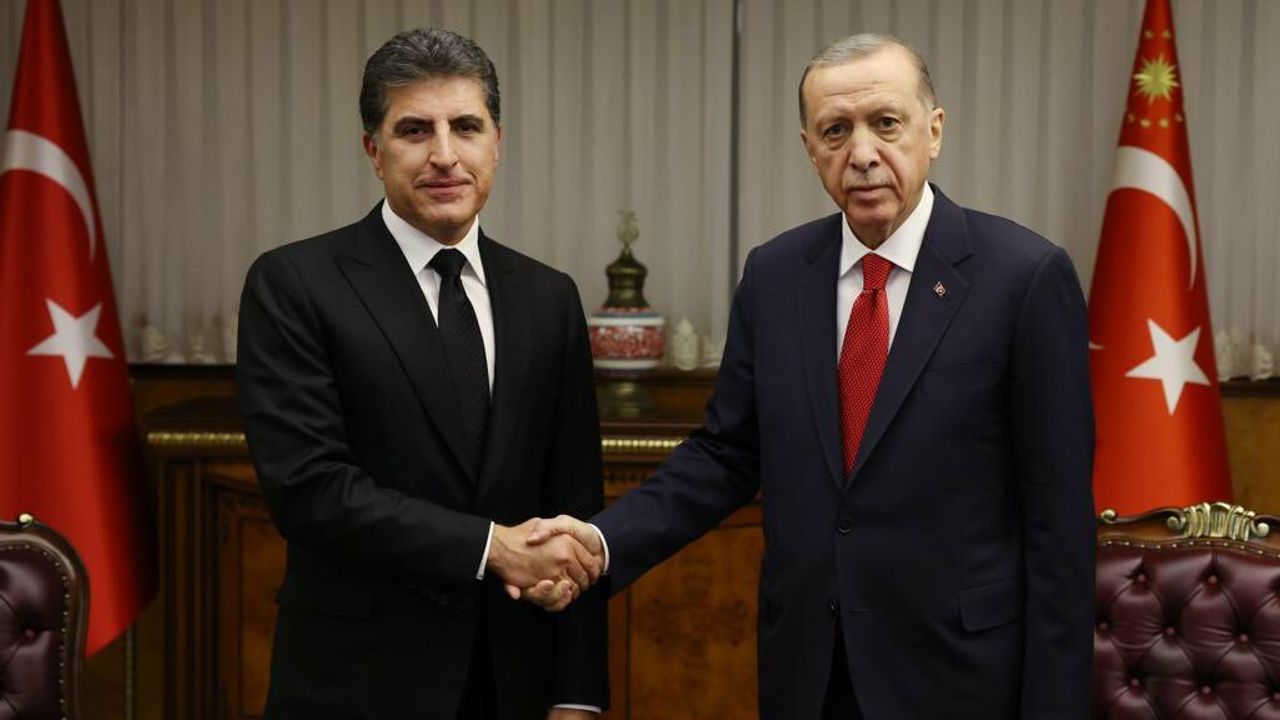 Erdoğan, Neçirvan Barzani ile görüştü