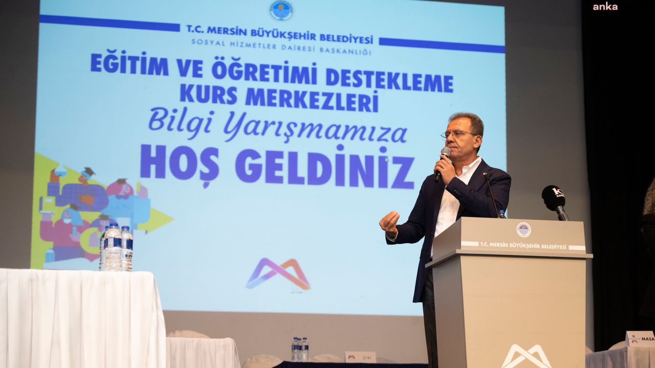 Mersin Büyükşehir Belediye Başkanı Seçer, öğrencilerin yarışma heyecanına ortak oldu
