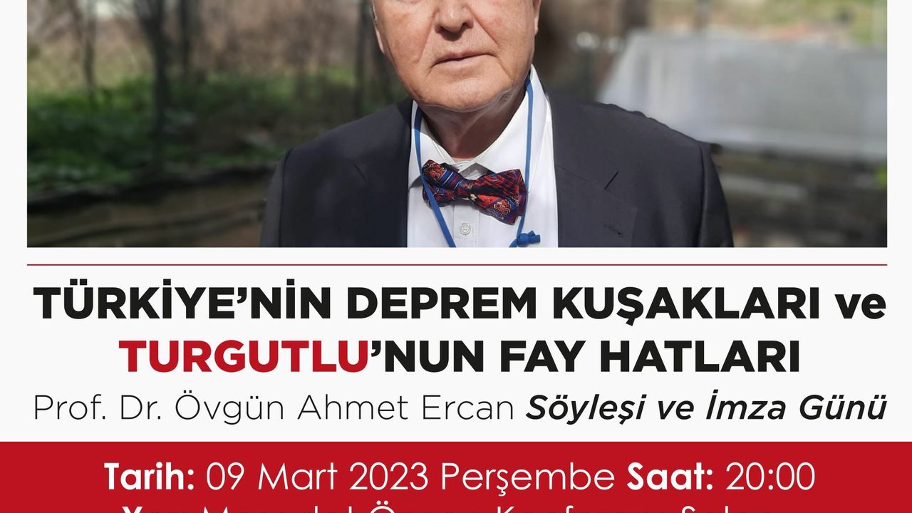 Turgutlu Belediyesi, Prof. Dr. Övgün Ahmet Ercan’ı konuk edecek