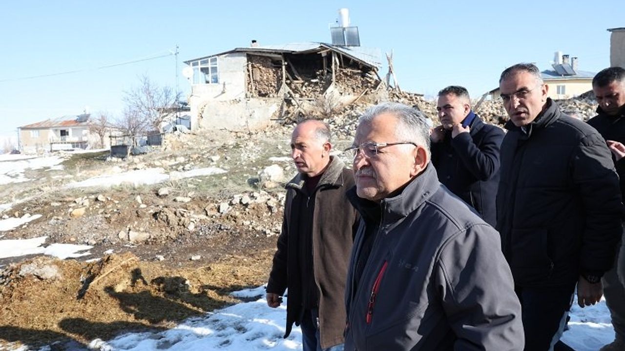 Kayseri Büyükşehir'den hasar tespit çalışması