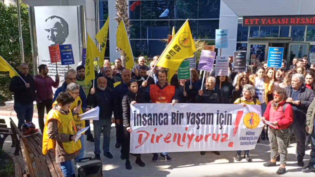 Büro Emekçileri Sendikası Antalya Şubesi: İnsanca yaşamak istiyoruz!