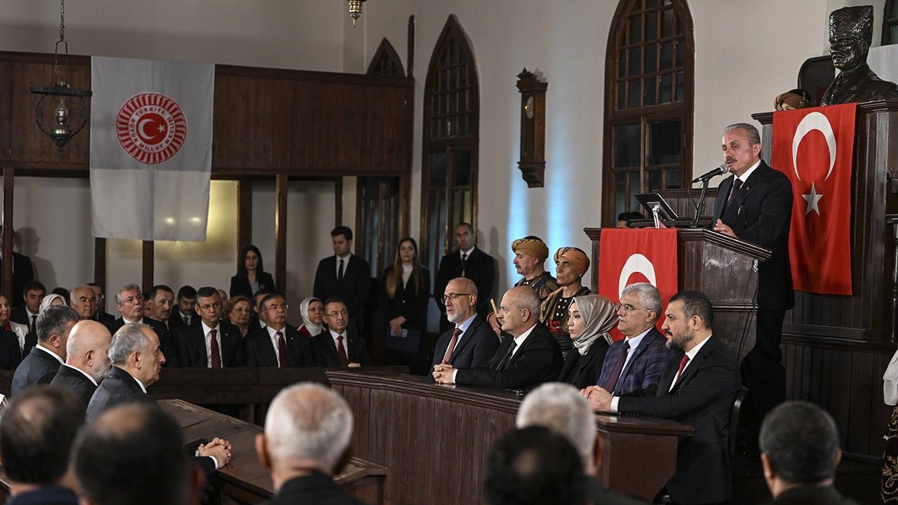 TBMM'nin açılışının 103. yıl dönümünde Birinci Meclis'te tören düzenlendi