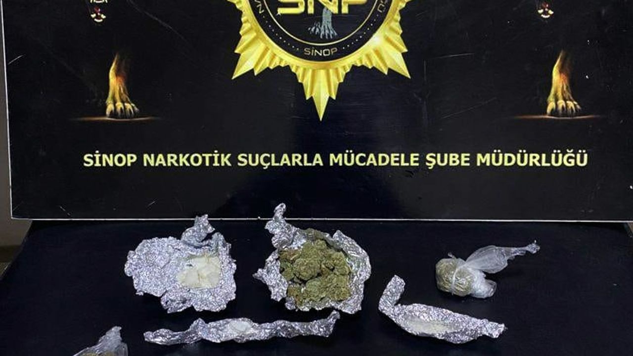 Sinop'ta uyuşturucu operasyonunda 9 şüpheli yakalandı