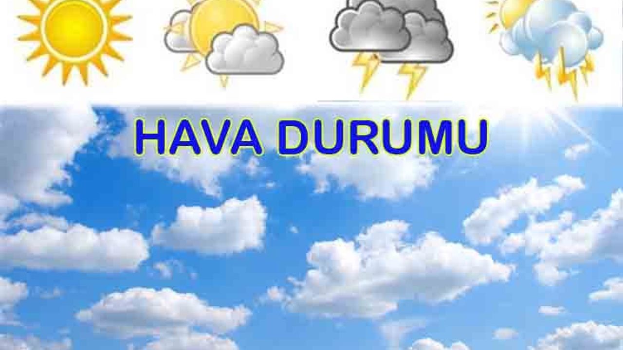 Türkiye'de bugün hava durumu