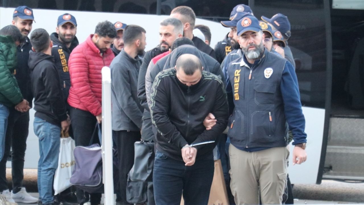 Erzurum'da dolandırıcılık operasyonunda 43 şüpheli gözaltına alındı