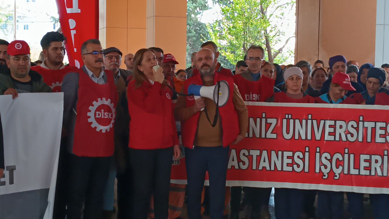 DİSK Genel Başkanı Arzu Çerkezoğlu Antalya'da