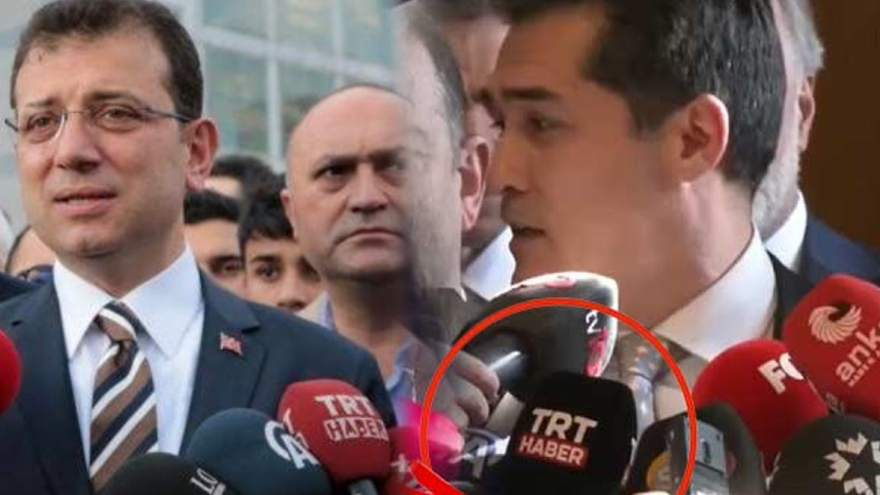 İYİ Partili hesaplar "TRT mikrofonunu" savunma yarışına girdi! İşte çarpıtıp paylaştıkları görsel