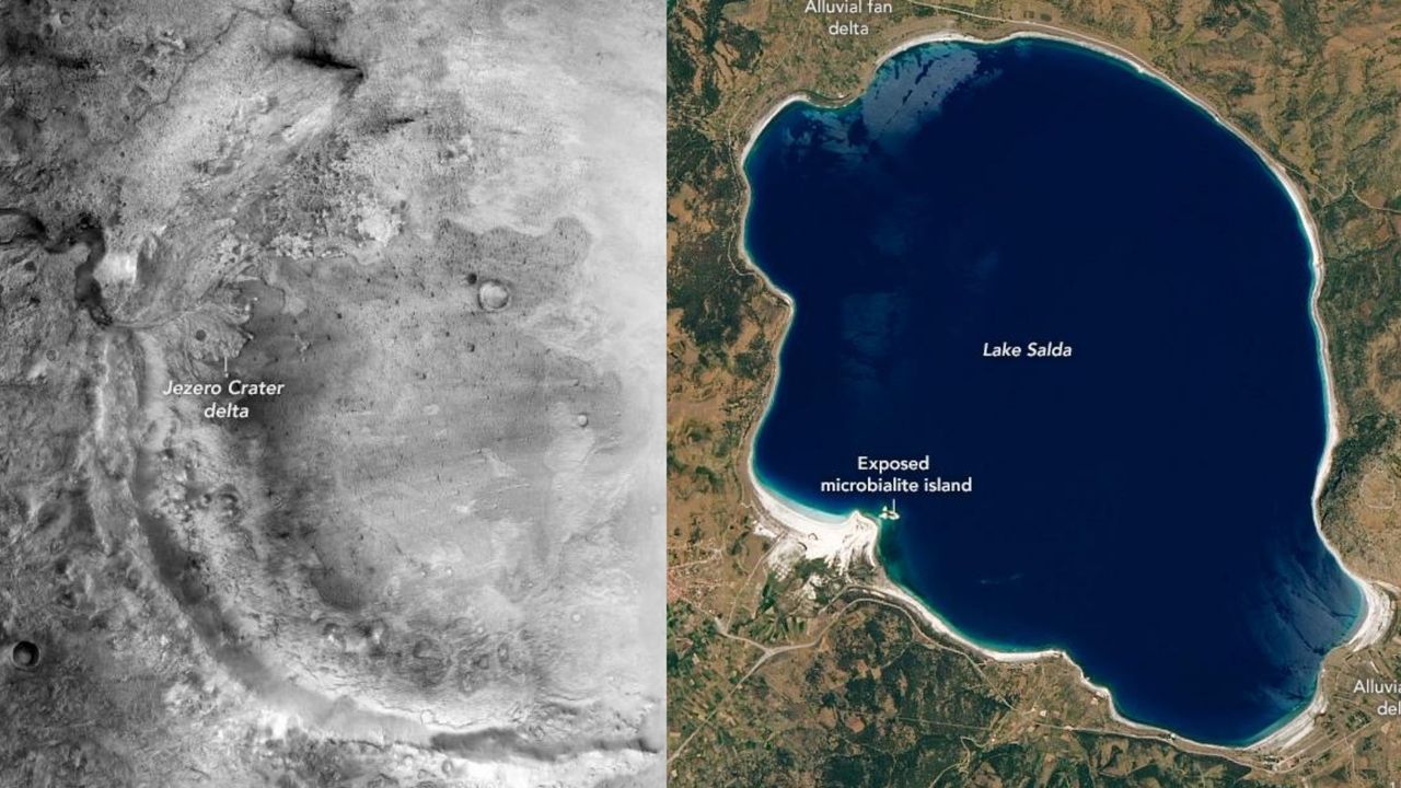 NASA, Salda Gölü'yle Mars'taki Jezero Krateri arasında benzerlikler olduğunu açıkladı