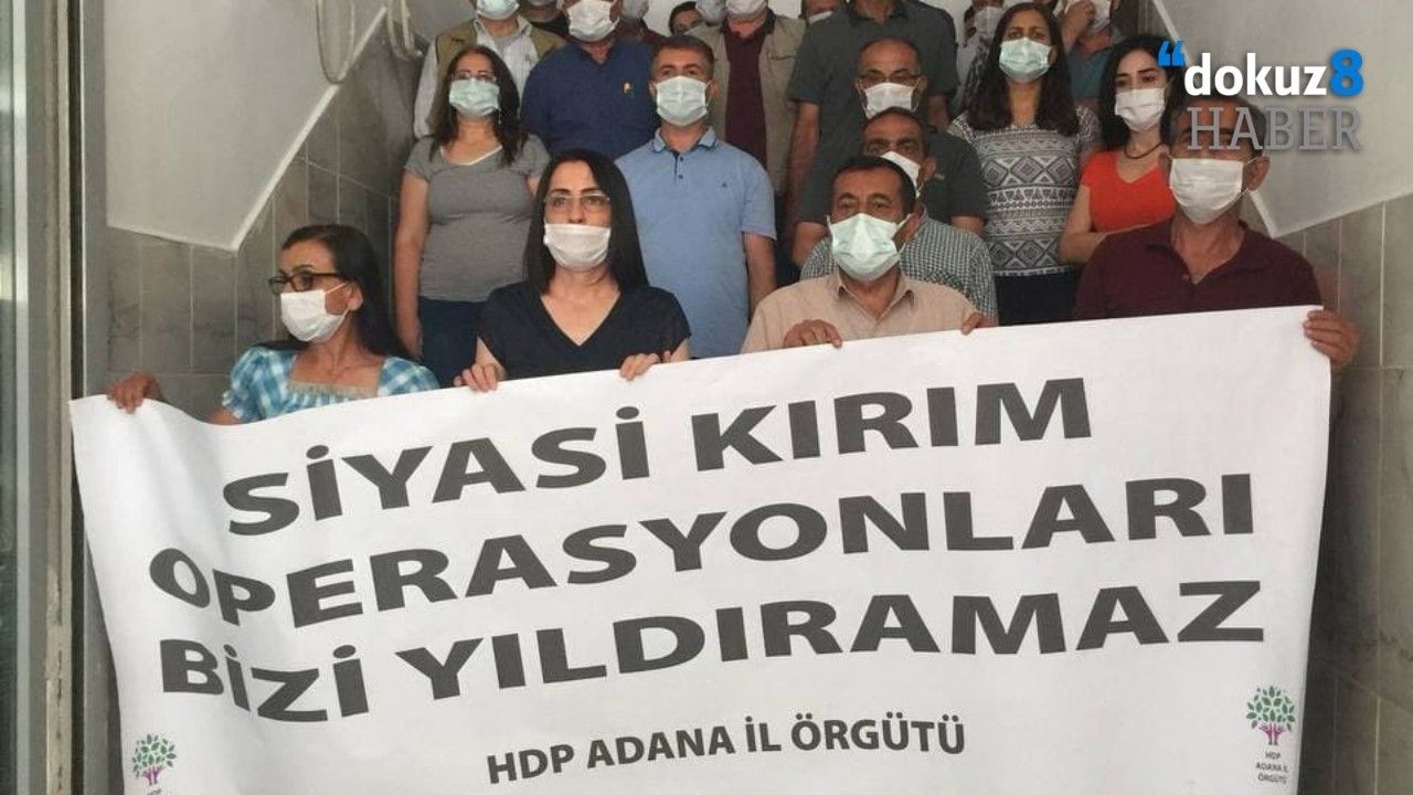 HDP Adana İl Örgütü: "Gözaltına alınanlar serbest bırakılsın"